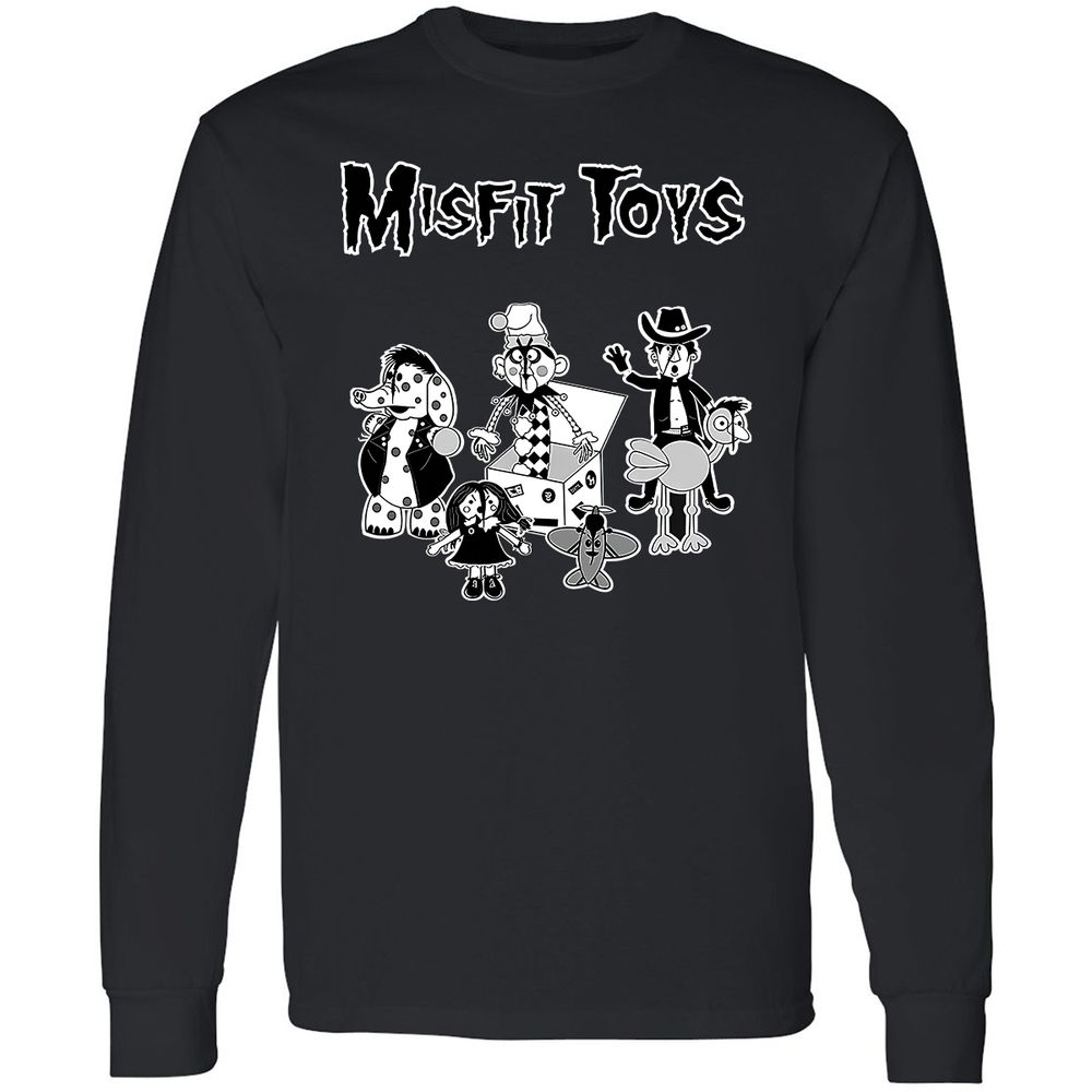 Long Sleeve T-Shirt - QFQV8SL2 - Black - 1