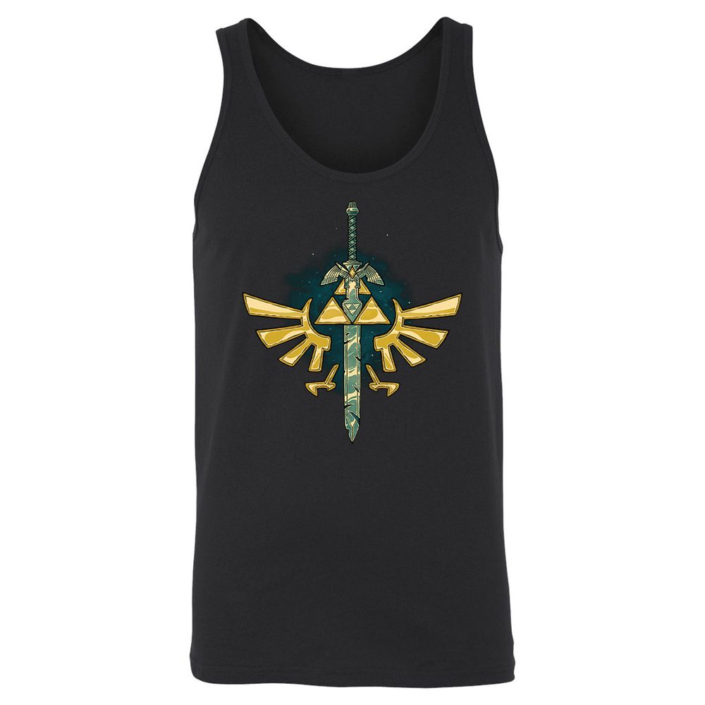 Unisex Jersey Tank - QR2AP55G - Black - 1