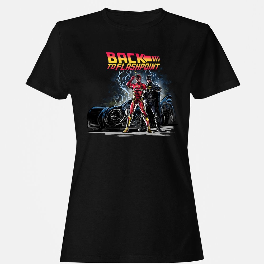 Women's T-Shirt - V7JKSTLU - Black - 1