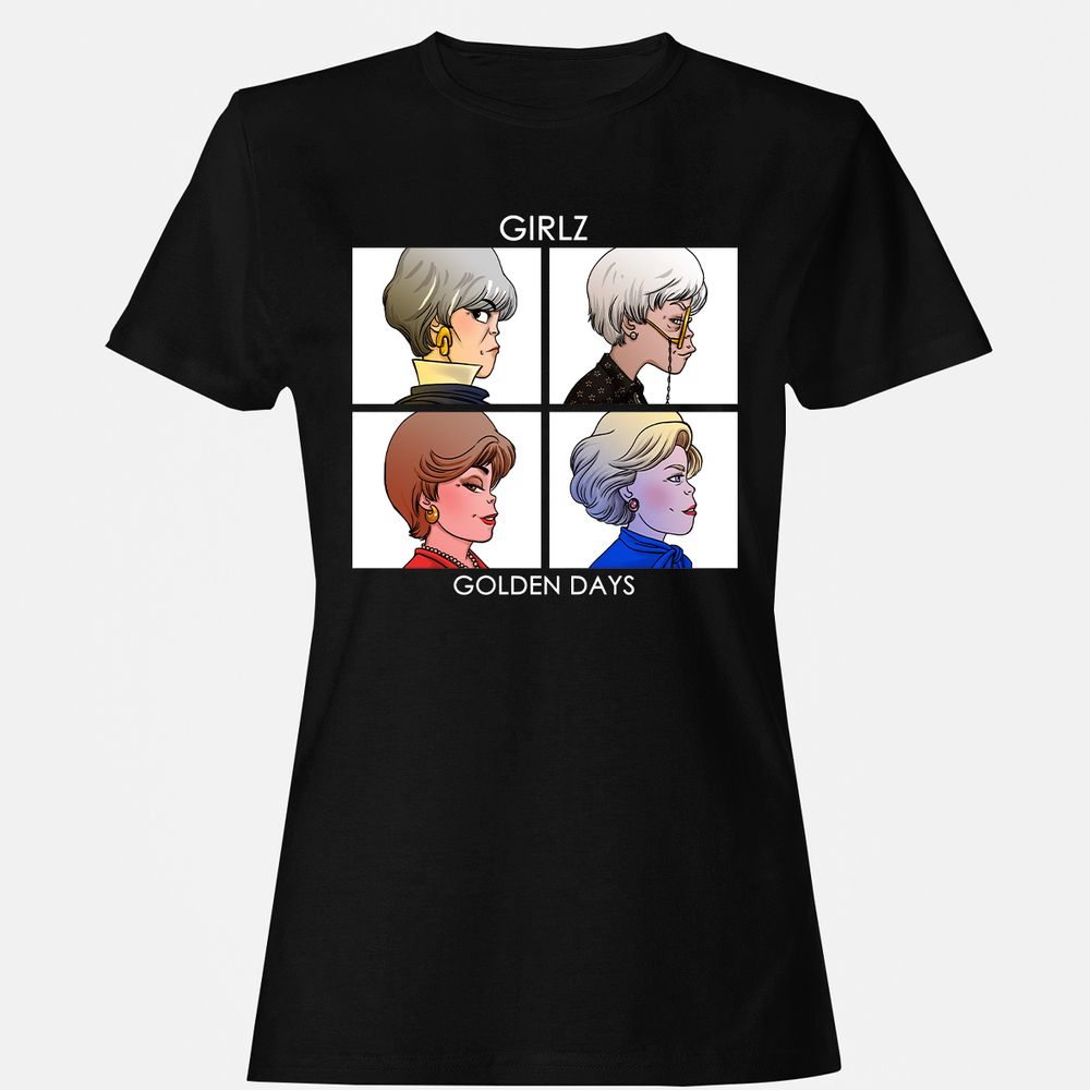 Women's T-Shirt - HWM4QQZY - Black - 1