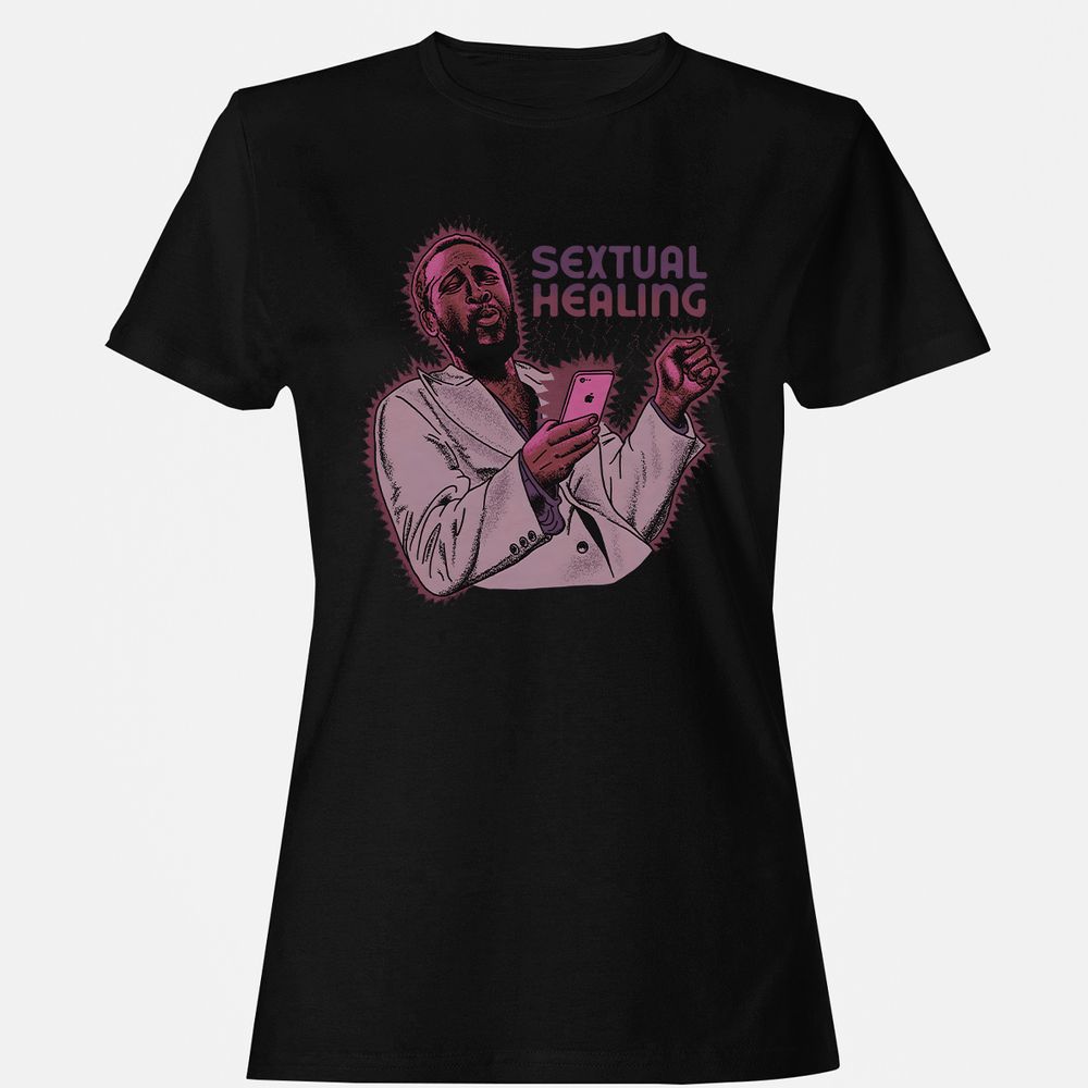 Women's T-Shirt - ELVJAS2D - Black - 1