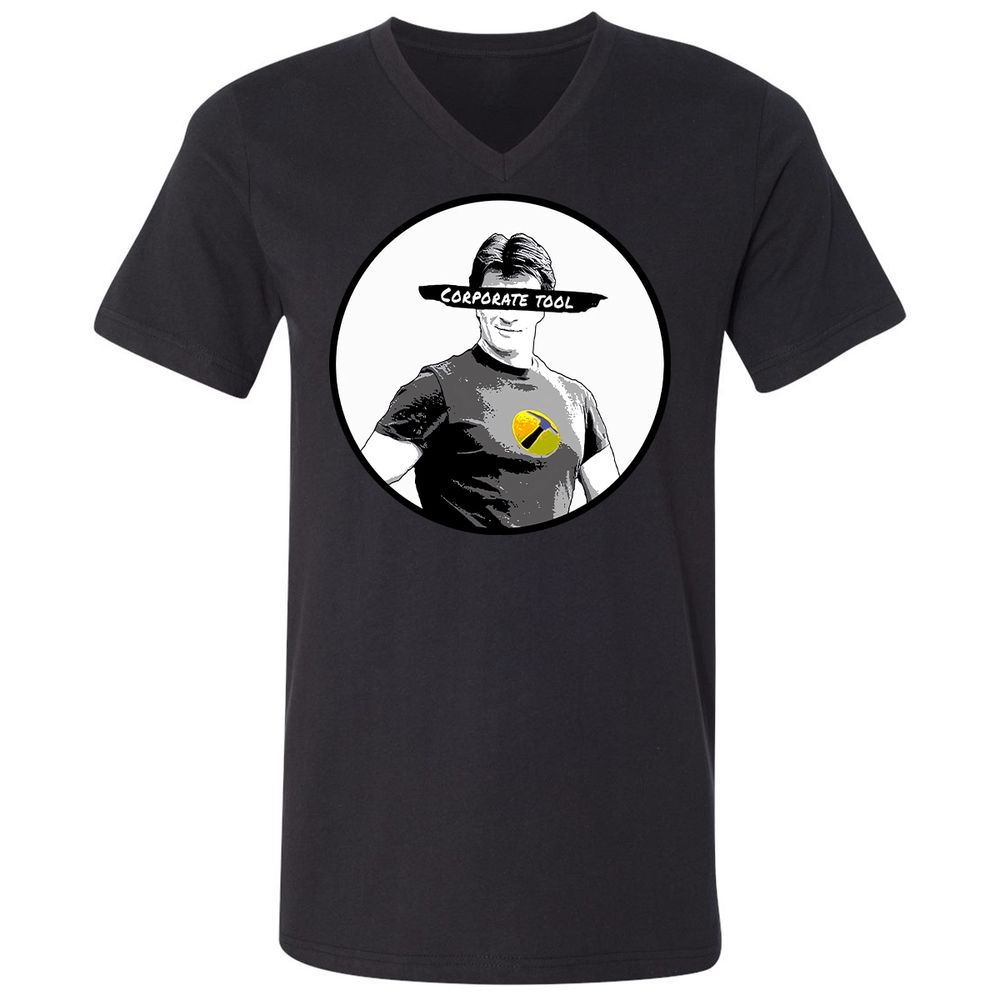 Unisex V-Neck T-Shirt - JAVDXXLA - Black - 1