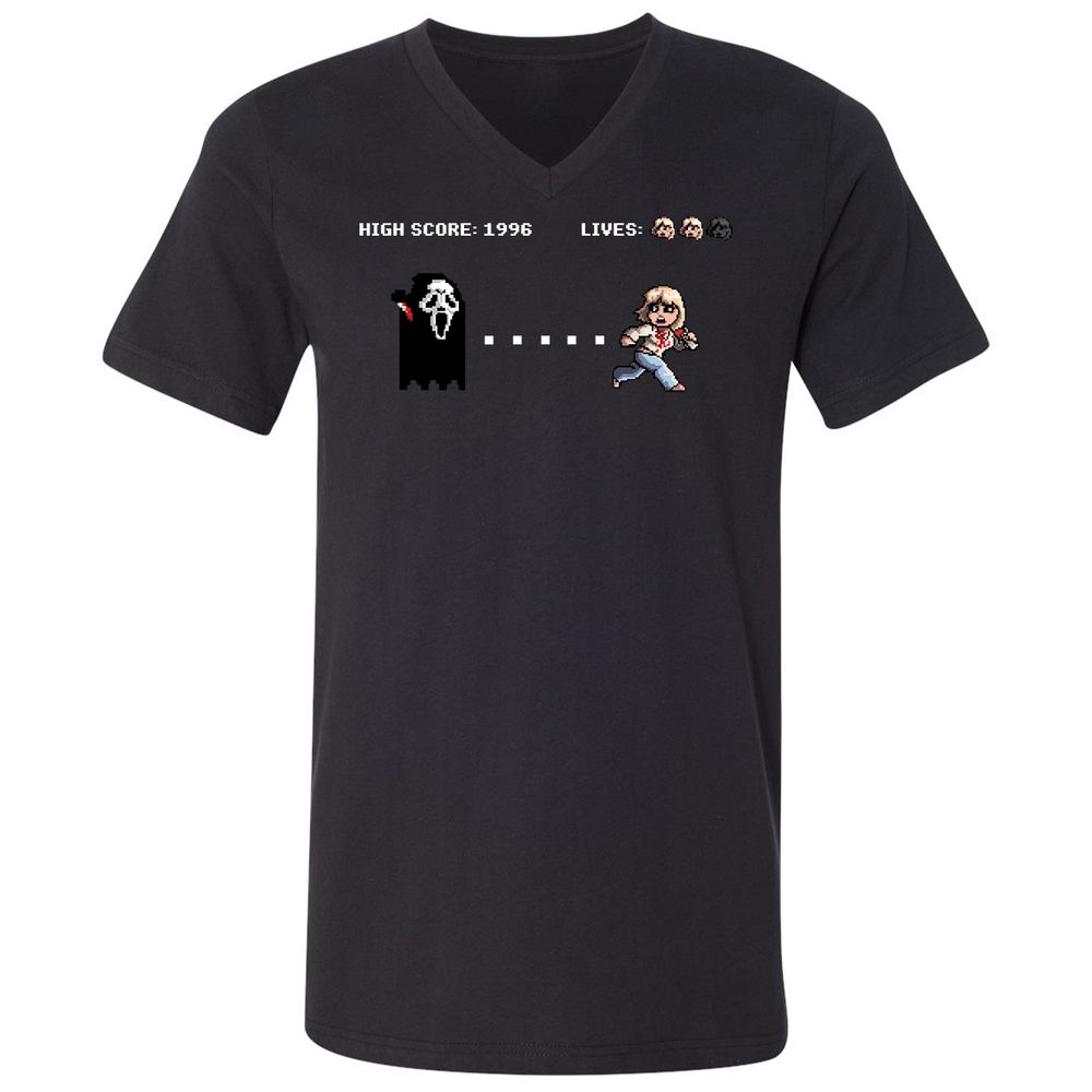 Unisex V-Neck T-Shirt - 24FBLSN4 - Black - 1