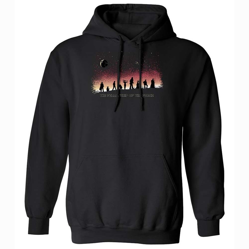 Classic Unisex Hoodie - Q7SNNBTE - Black - 1