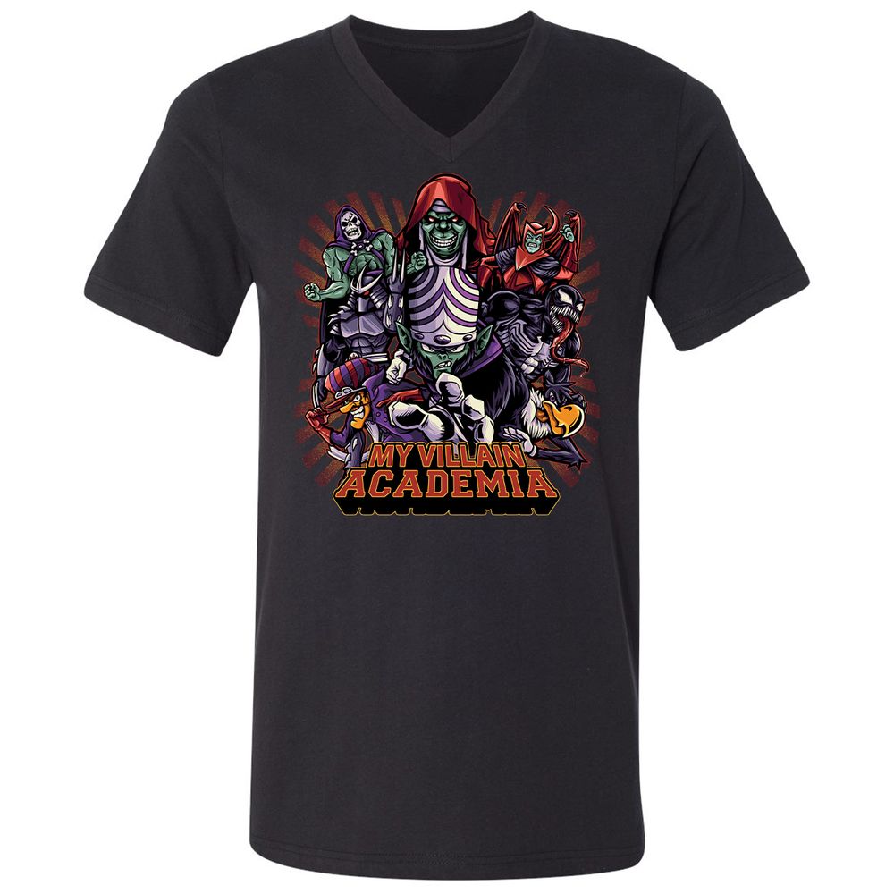 Unisex V-Neck T-Shirt - G3E5142V - Black - 1