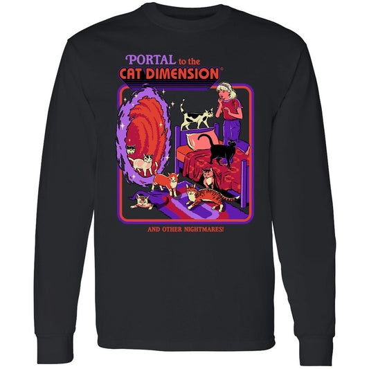 Long Sleeve T-Shirt - XQD4R9AH - Black - 1