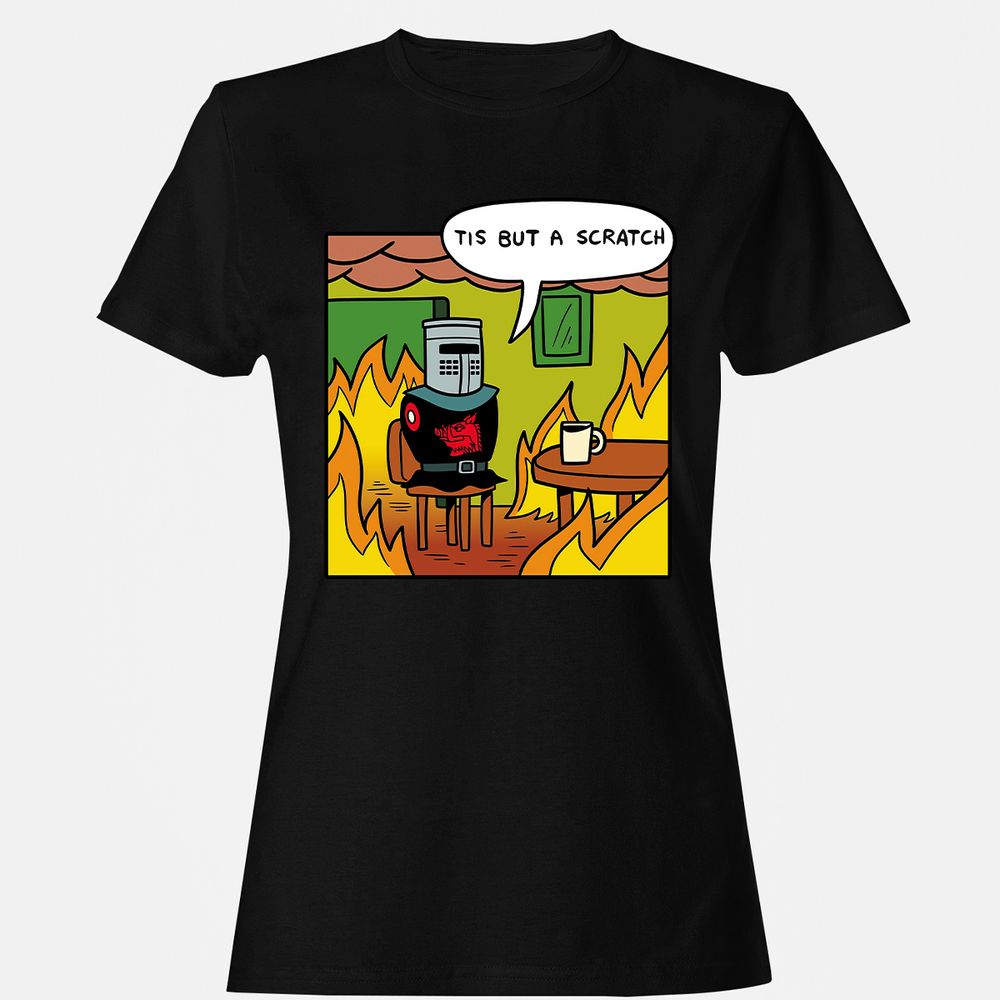 Women's T-Shirt - FF7MW3MK - Black - 1