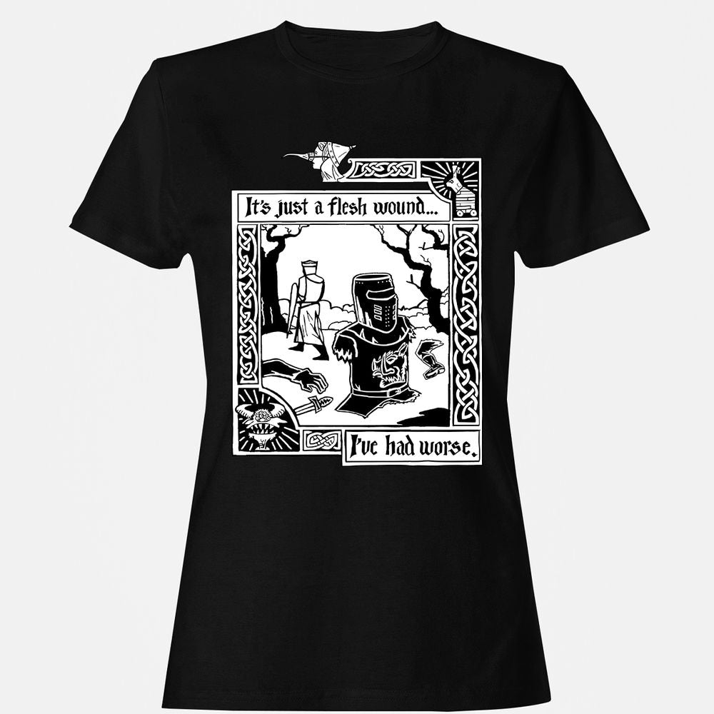 Women's T-Shirt - XKP4B1XQ - Black - 1