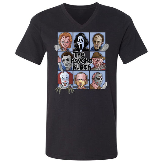 Unisex V-Neck T-Shirt - J45317TE - Black - 1