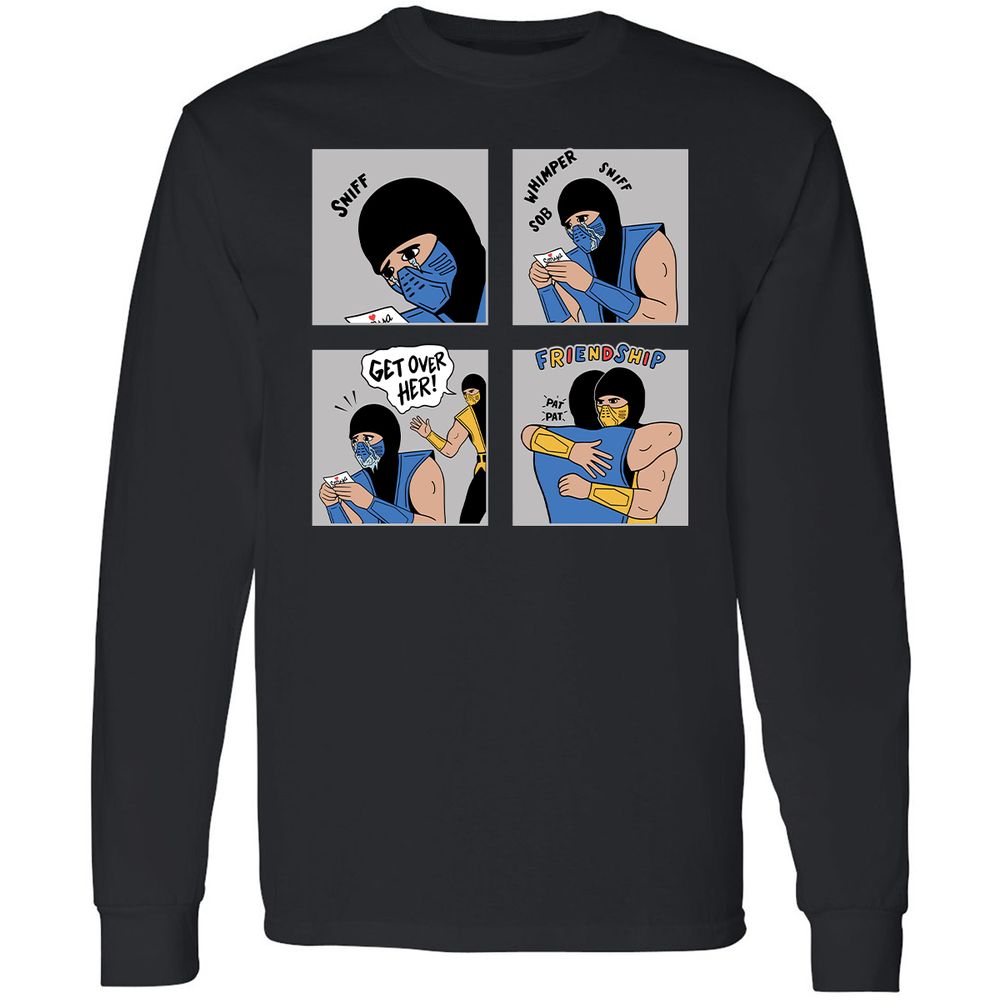 Long Sleeve T-Shirt - JPTBYGBR - Black - 1