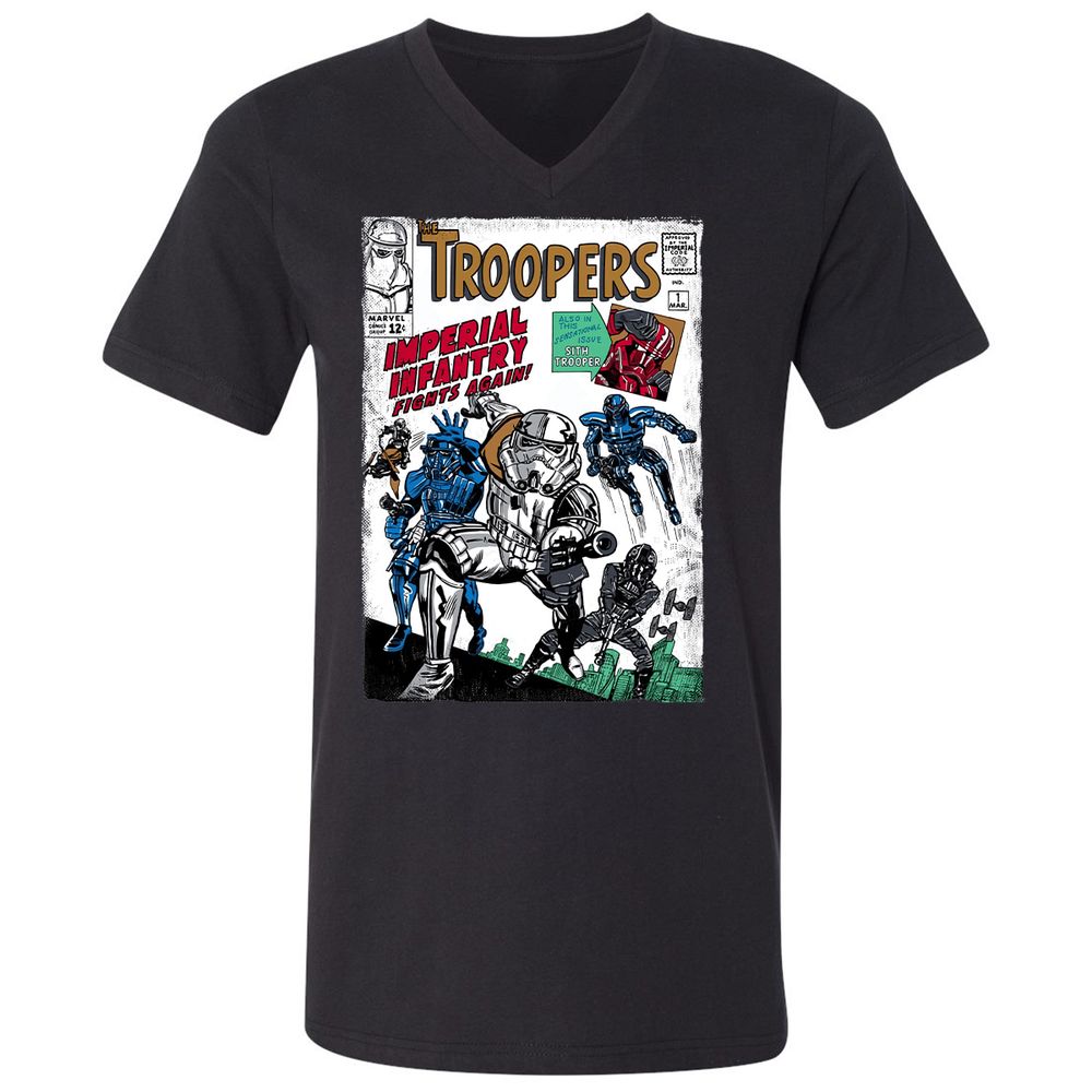 Unisex V-Neck T-Shirt - YZ3553LX - Black - 1