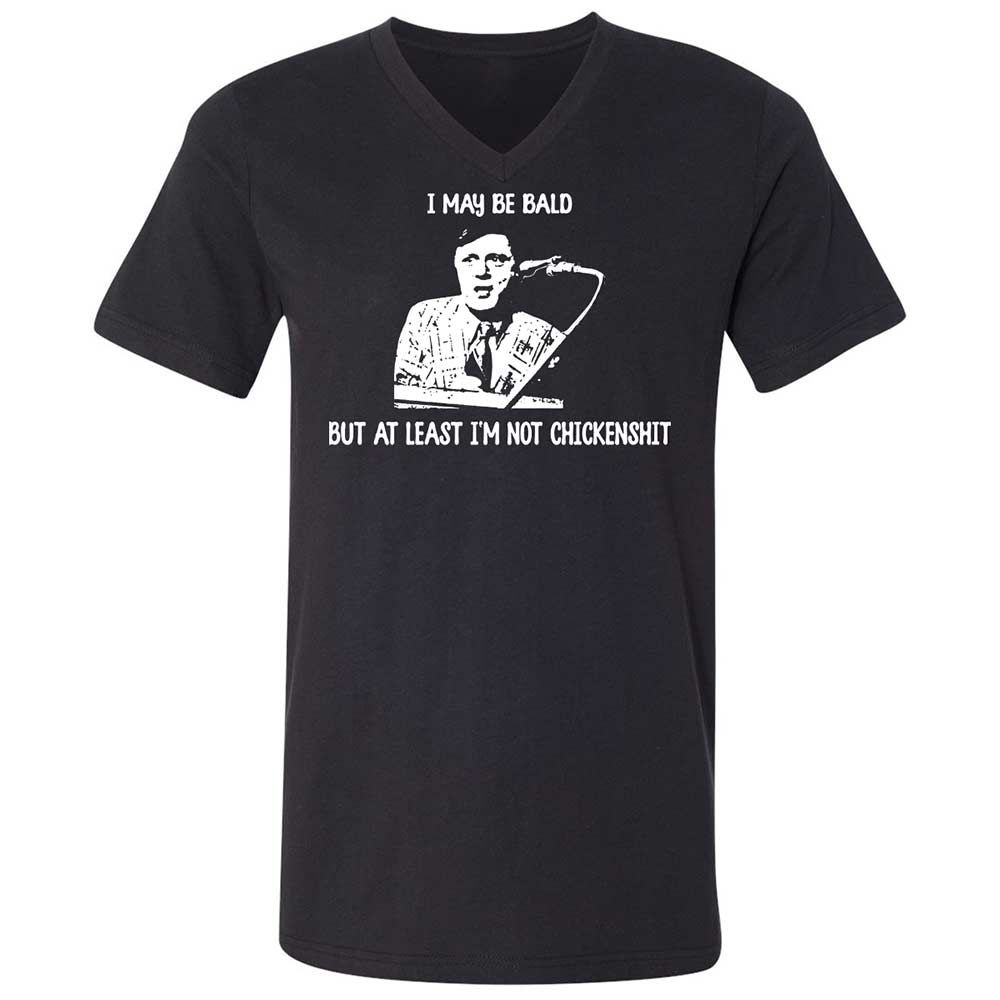 Unisex V-Neck T-Shirt - 4UFTVSXE - Black - 1