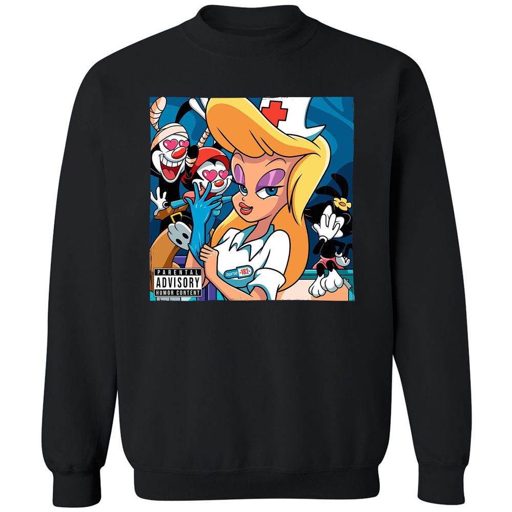 Classic Unisex Sweatshirt - R5LVDKQW - Black - 1