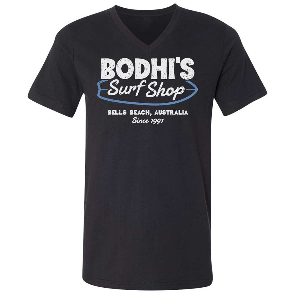 Unisex V-Neck T-Shirt - 3DWCAH4P - Black - 1