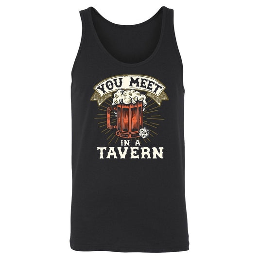 Unisex Jersey Tank - 383DFVEP - Black - 1