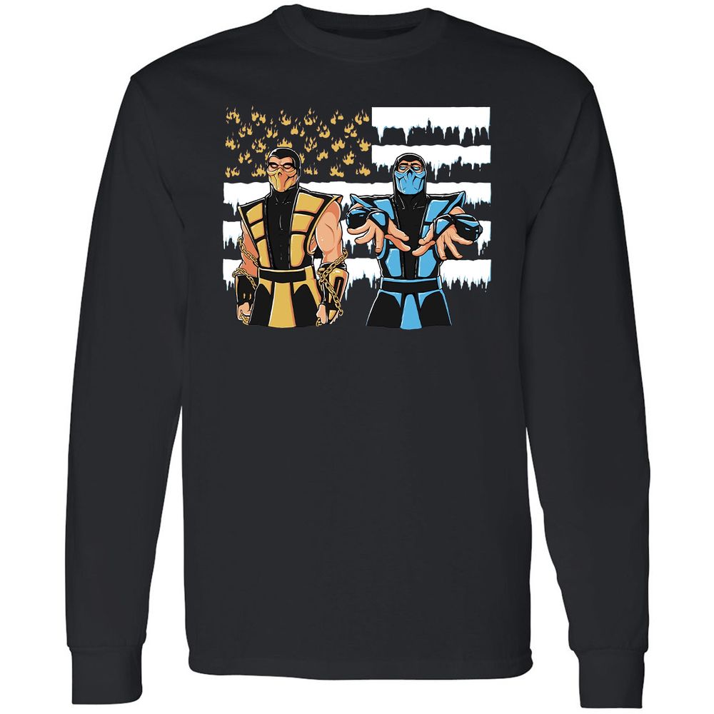 Long Sleeve T-Shirt - VQY32WPH - Black - 1