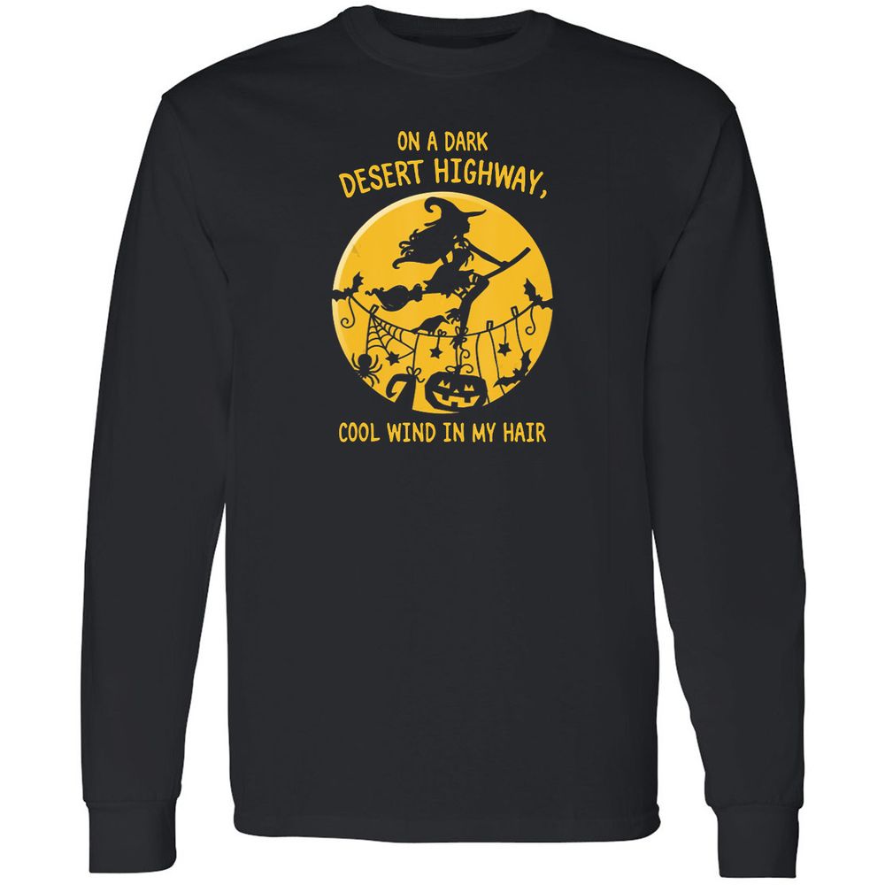 Long Sleeve T-Shirt - WENM854U - Black - 1