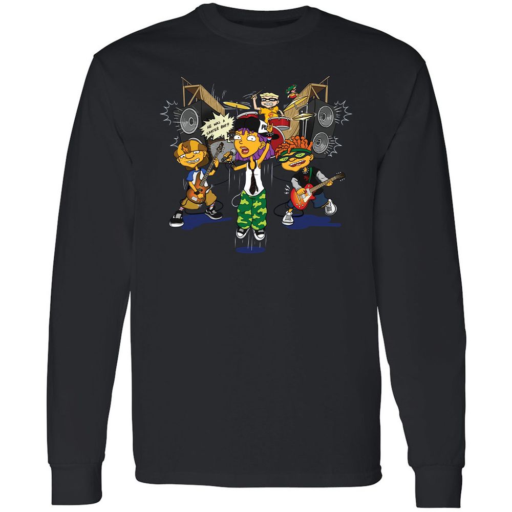 Long Sleeve T-Shirt - H8T3TJKE - Black - 1