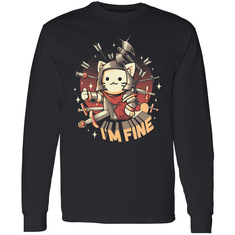 Long Sleeve T-Shirt - 9DHT8T47 - Black - 1