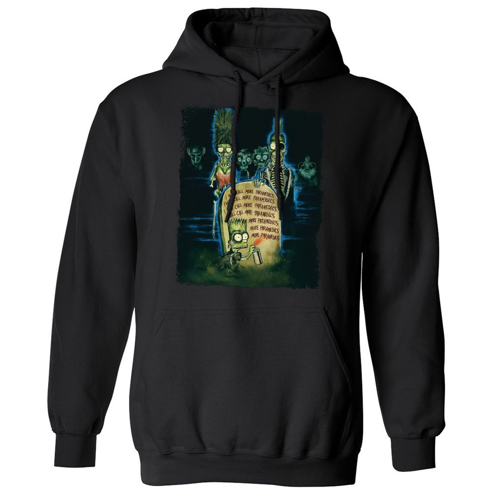 Classic Unisex Hoodie - TQDS37VG - Black - 1