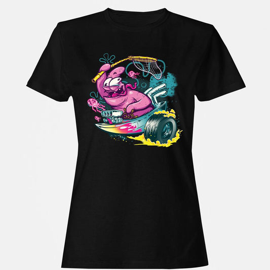 Women's T-Shirt - 4673XA99 - Black - 1