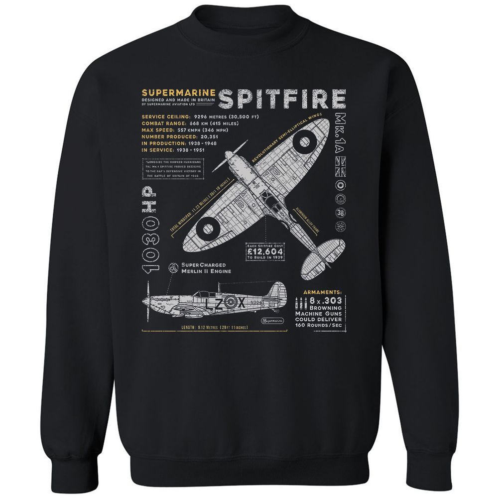 Supermarine Spitfire Essential - Black - 1
