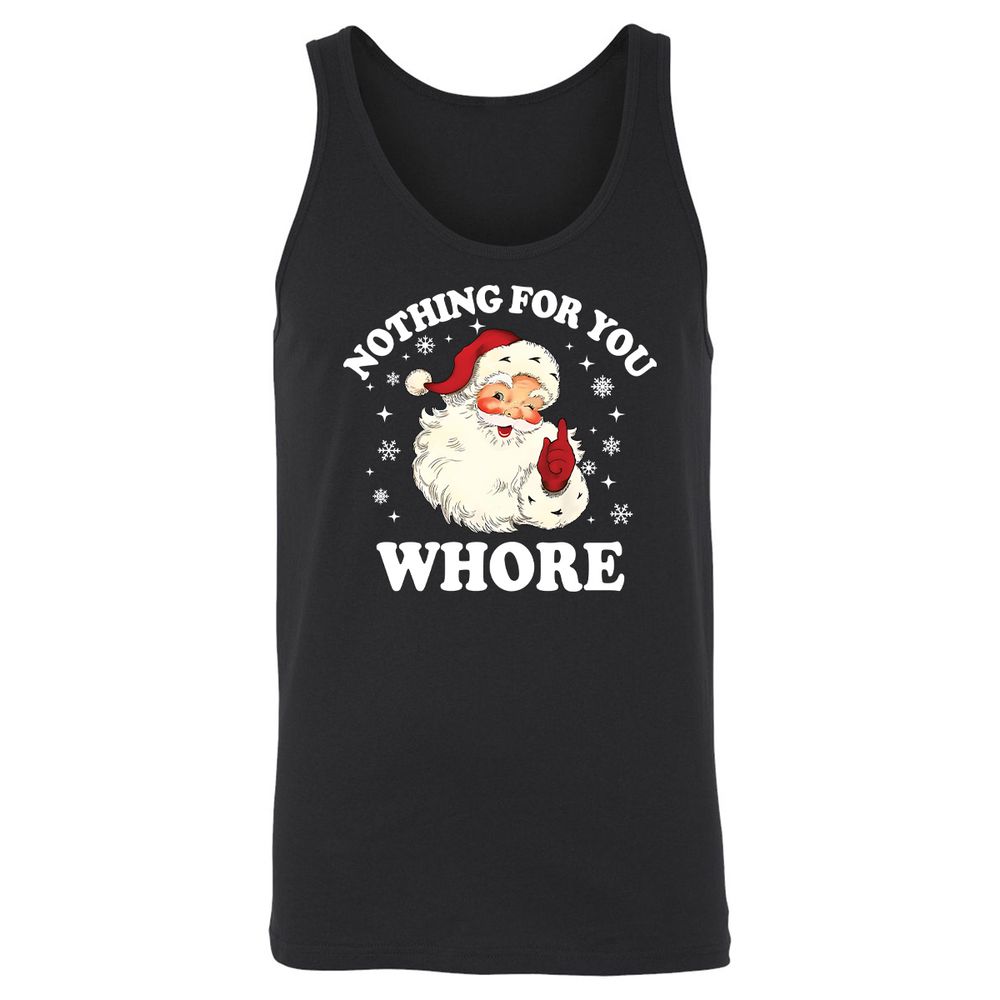 Nothing For You Whore Santa - Black - 1