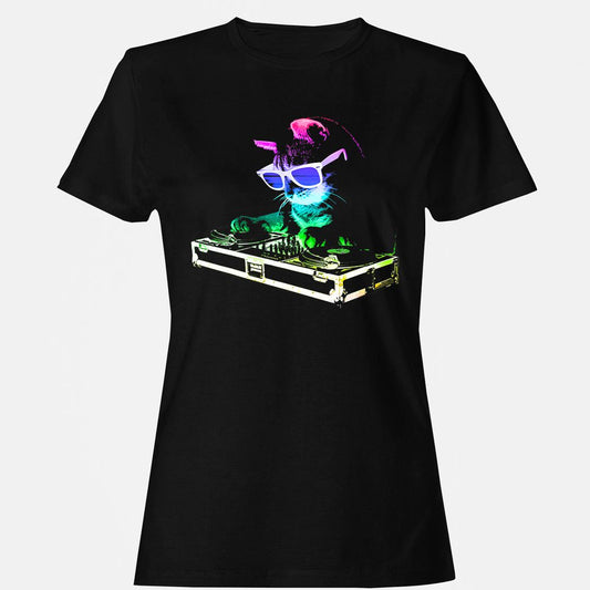 Women's T-Shirt - 9P73VX3F - Black - 1