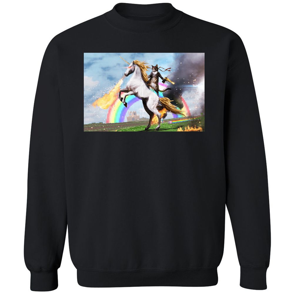 Classic Unisex Sweatshirt - ZNJZDQDG - Black - 1