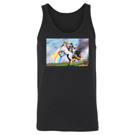Unisex Jersey Tank - 44BVCE6S - Black - 1