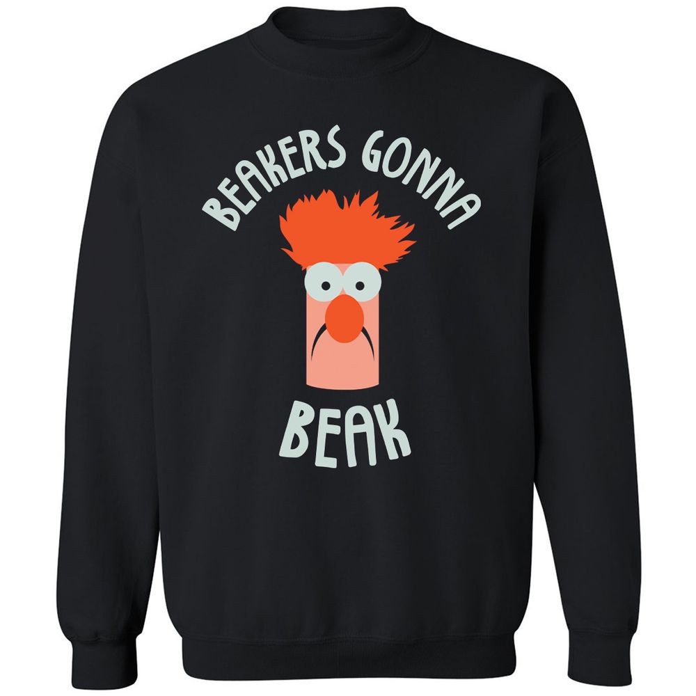 Classic Unisex Sweatshirt - MQSJY749 - Black - 1