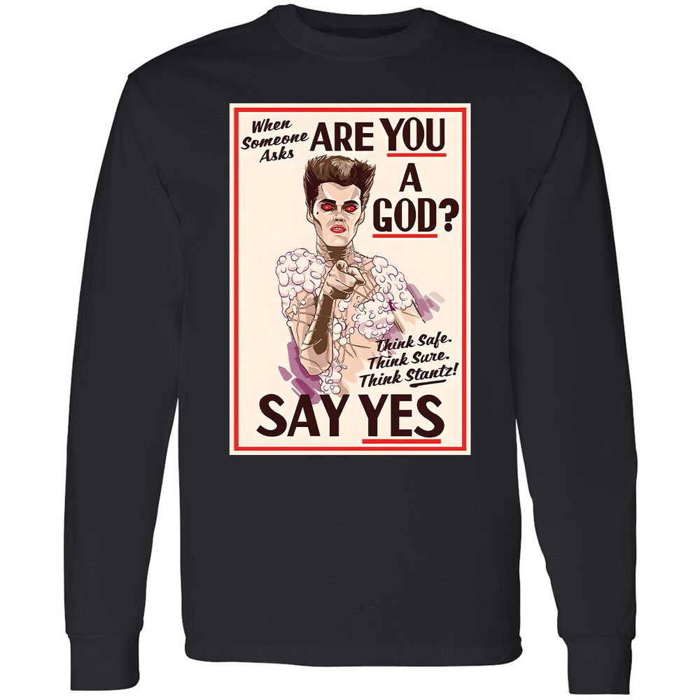 Long Sleeve T-Shirt - GQP7K1SV - Black - 1