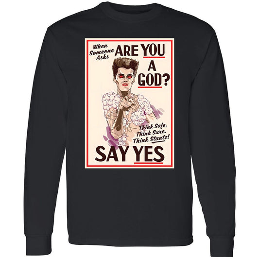 Long Sleeve T-Shirt - GQP7K1SV - Black - 1