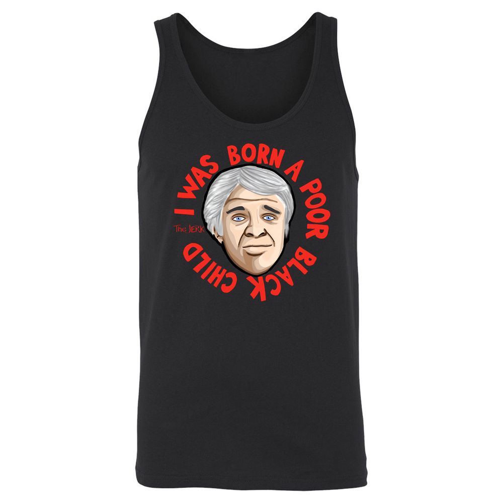 Unisex Jersey Tank - HVQPRKNH - Black - 1