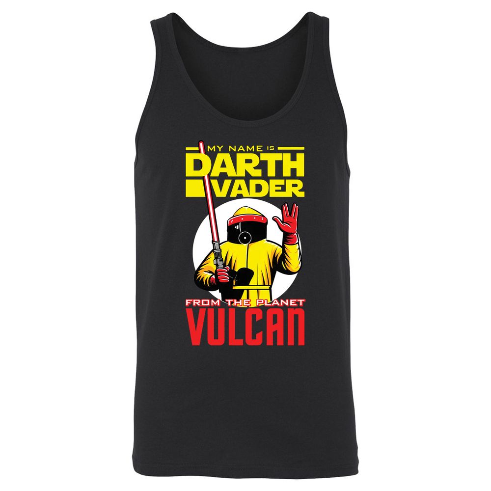 Unisex Jersey Tank - XEF7GZUP - Black - 1