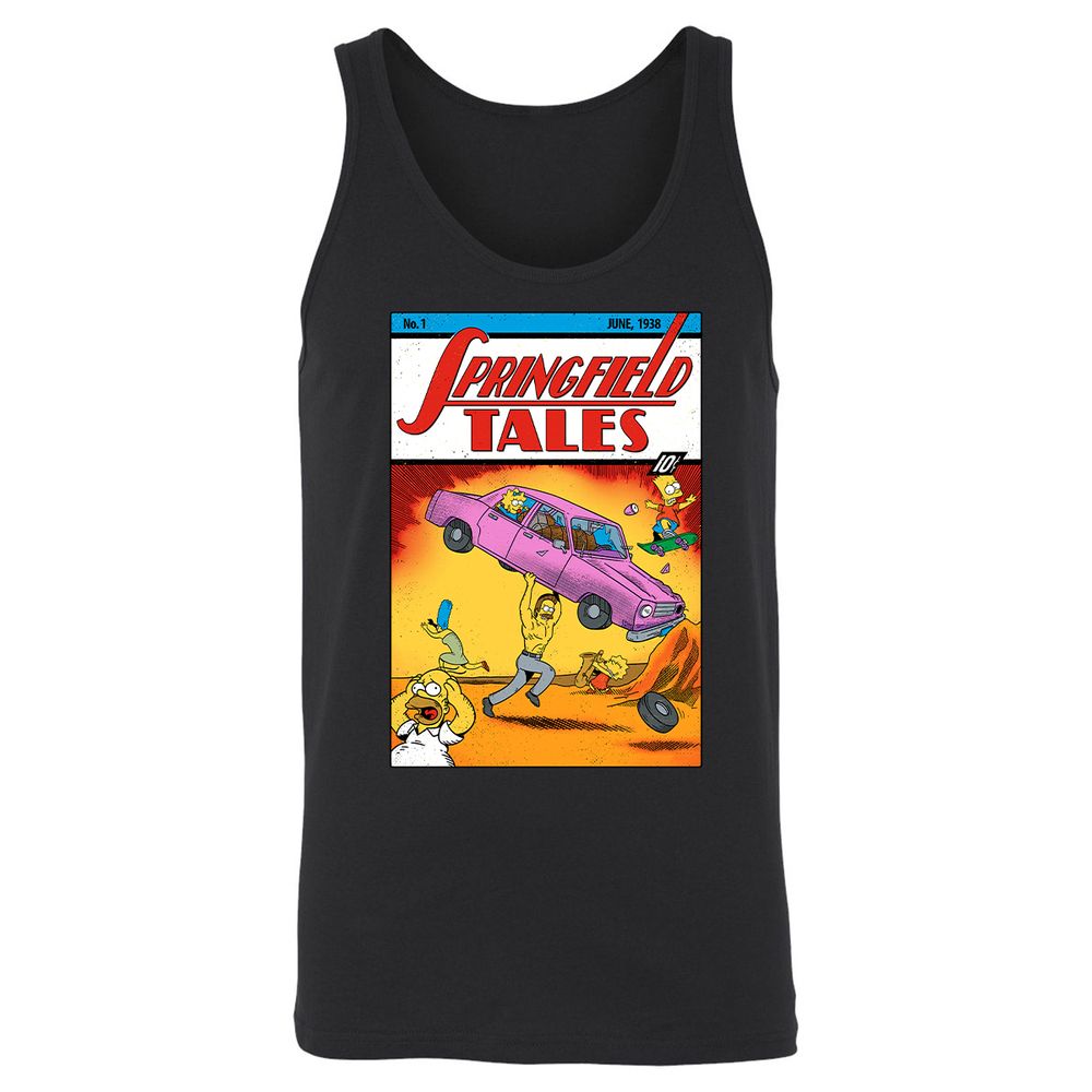 Unisex Jersey Tank - 31FFNQL3 - Black - 1
