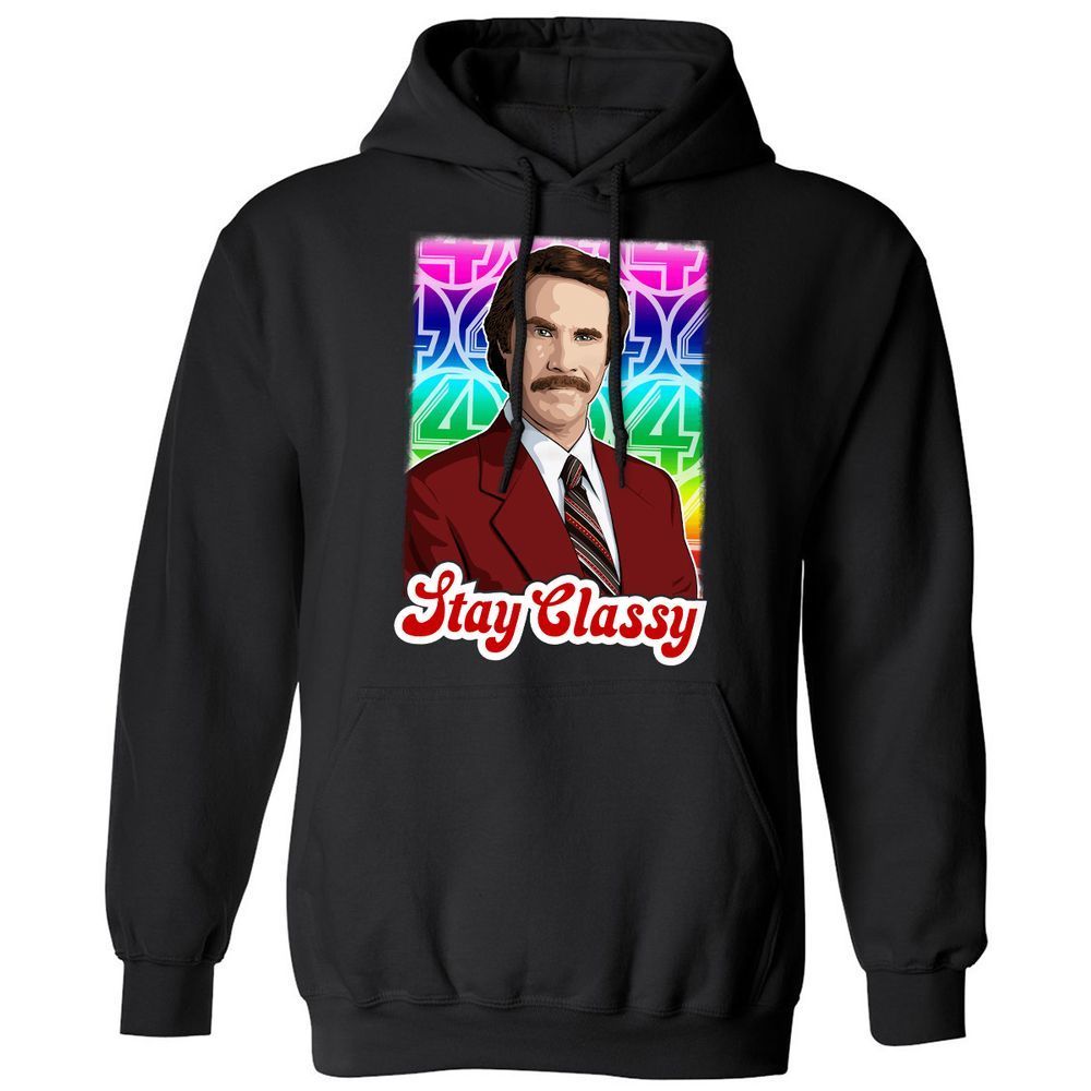 Classic Unisex Hoodie - XVA5S8A4 - Black - 1