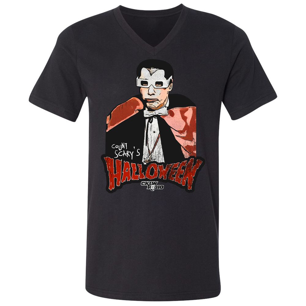 Unisex V-Neck T-Shirt - LRRMPL7Z - Black - 1