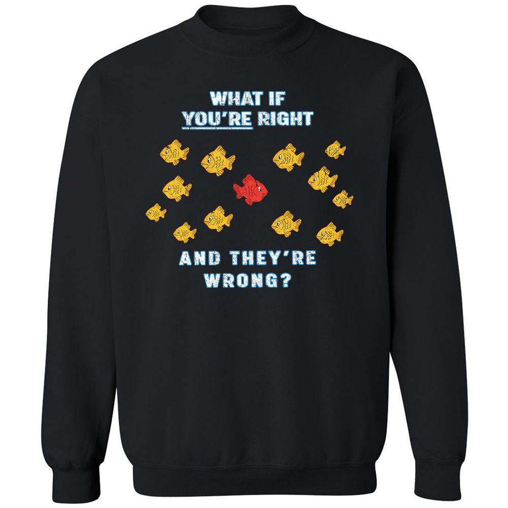 Classic Unisex Sweatshirt - BQNCJ7ZA - Black - 1