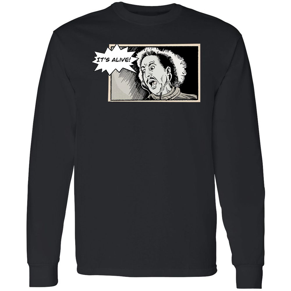 Long Sleeve T-Shirt - Q4AKVJ2Y - Black - 1