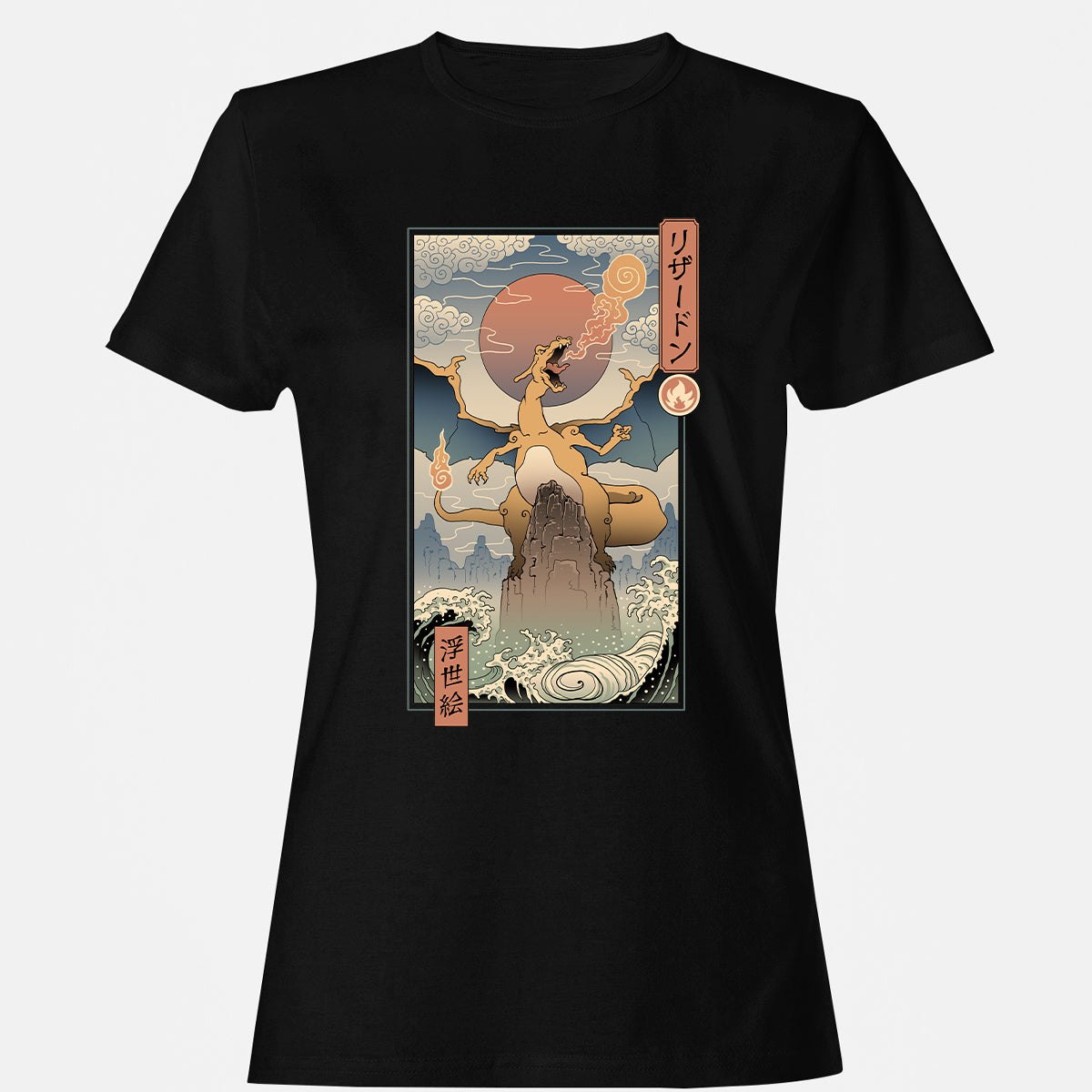 Women's T-Shirt - H68AJRNL - Black - 1