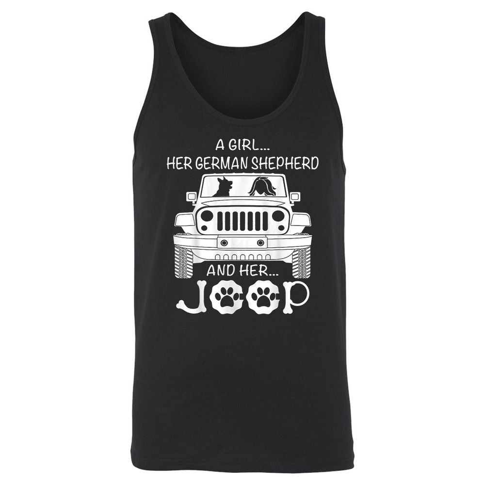 Unisex Jersey Tank - UAWYH527 - Black - 1