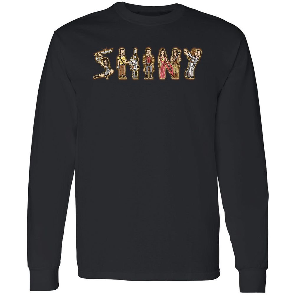 Long Sleeve T-Shirt - YWMXUU5K - Black - 1