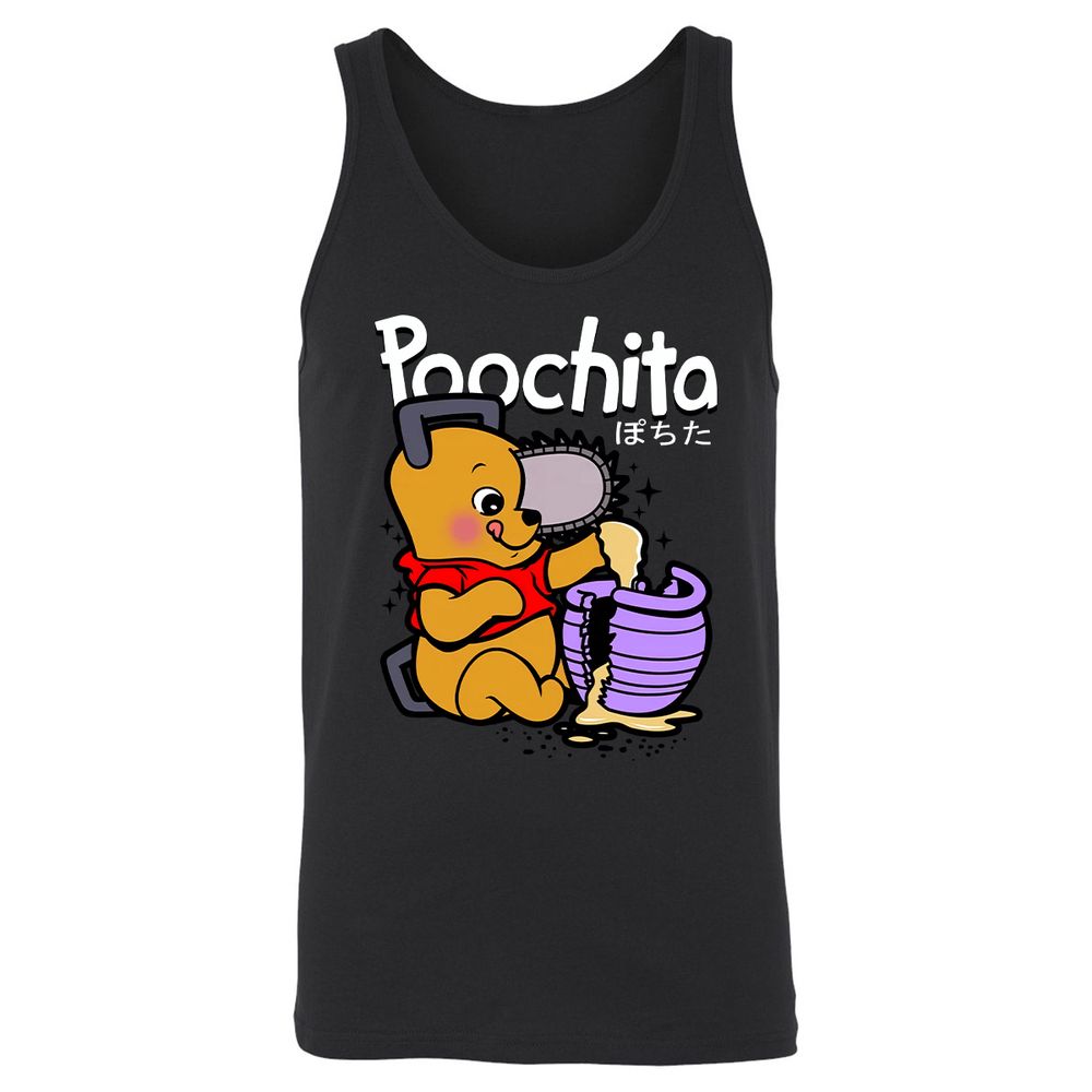 Unisex Jersey Tank - PQ31P3PA - Black - 1