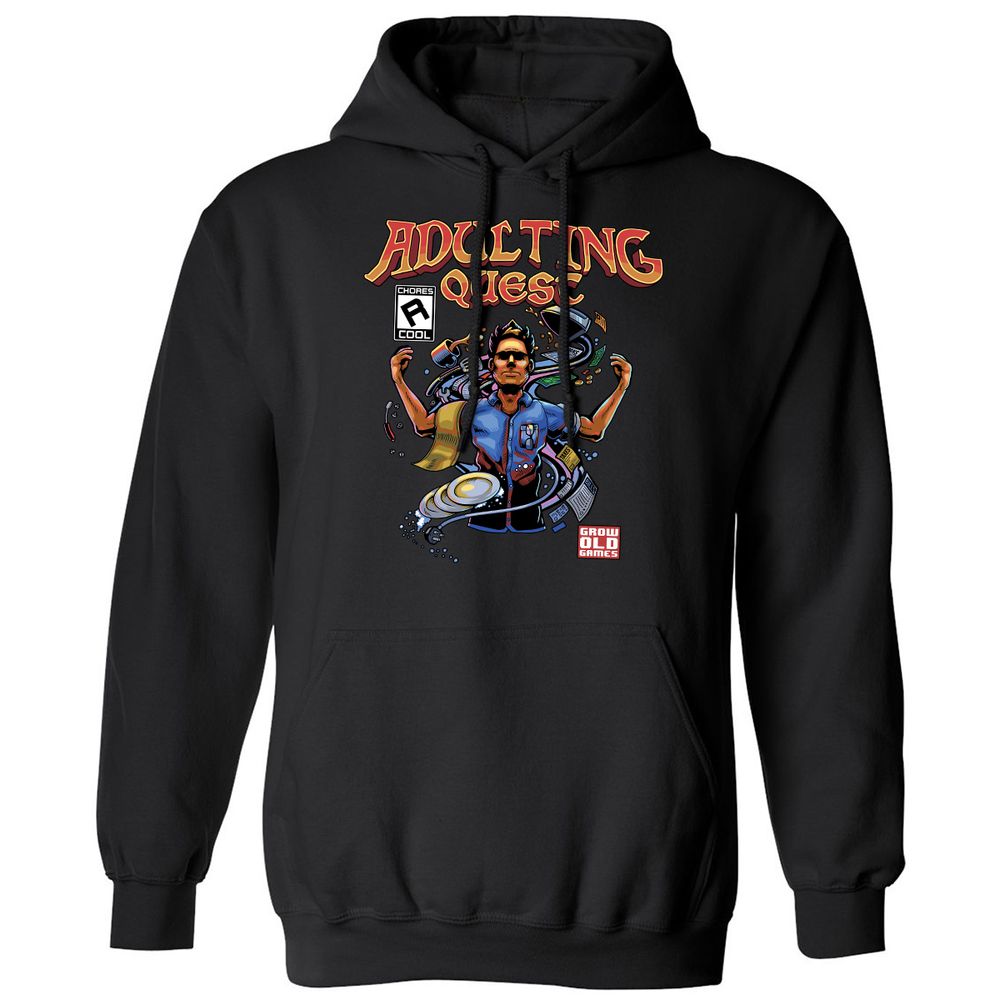 Classic Unisex Hoodie - SMHH8LK8 - Black - 1