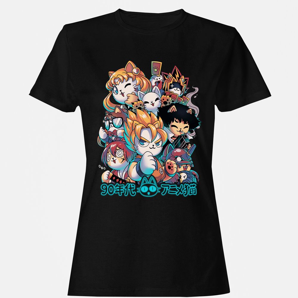 Women's T-Shirt - PPFNST8C - Black - 1