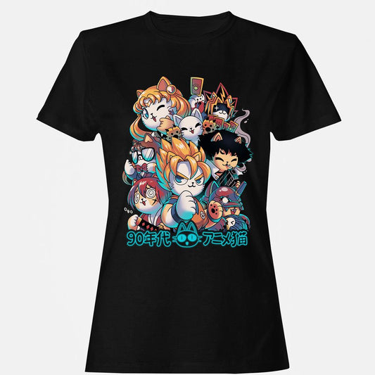 Women's T-Shirt - PPFNST8C - Black - 1