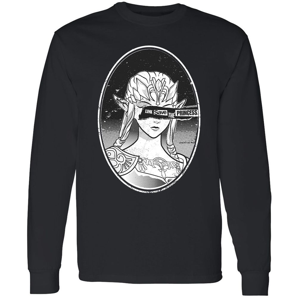 Long Sleeve T-Shirt - CL9VX4MZ - Black - 1