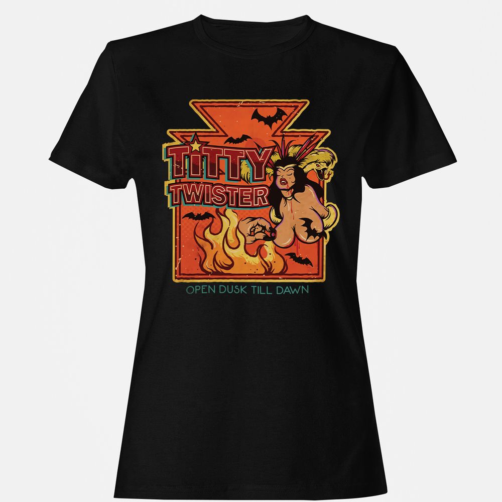 Women's T-Shirt - P6SLGHMD - Black - 1