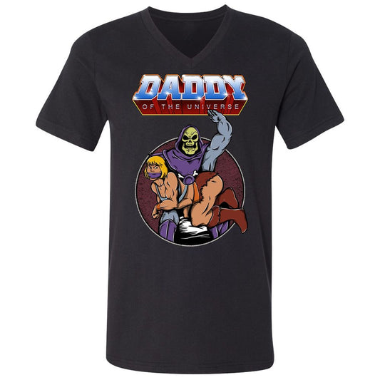 Unisex V-Neck T-Shirt - THDVCD5H - Black - 1